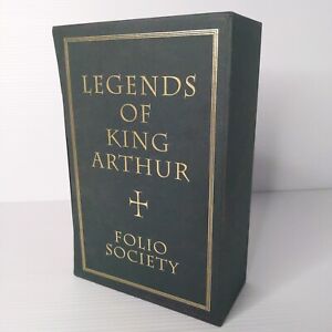 Legends Of King Arthur Folio Society 3 Book Set The Holy Grail Arthur Tristan