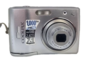 Nikon Coolpix L14 7.0MP Digital Camera - Silver *Read Description* (S34) - Picture 1 of 8