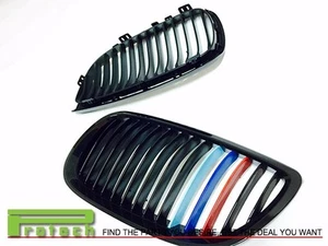 NEGRO BRILLANTE ///M COLOR BMW E92 E93 CUPÉ PARRILLA DELANTERA PARRILLA PRE LAVADO DE CARA - Imagen 1 de 2