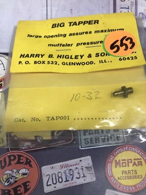 Harry B. Higley TAP001 “BIG TAPPER” Large Opening Assures Maximum Muffler Pres. - Image 1 of 3