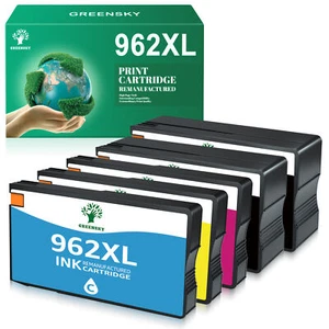 Confezione da 5 inchiostri 962XL per HP 962 OfficeJet Pro 9010 9015 9016 9018 9020 9025 9027 - Foto 1 di 6