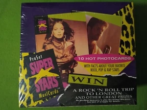 1991 Pro Set Super Stars MusiCards Factory sealed box, 36 count packs. - Bild 1 von 7