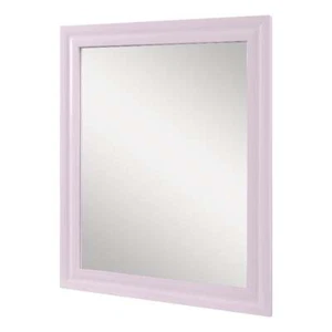 ACME Gaines Contemporary MDF Wood Mirror in Pink High Gloss Finish - Picture 1 of 8