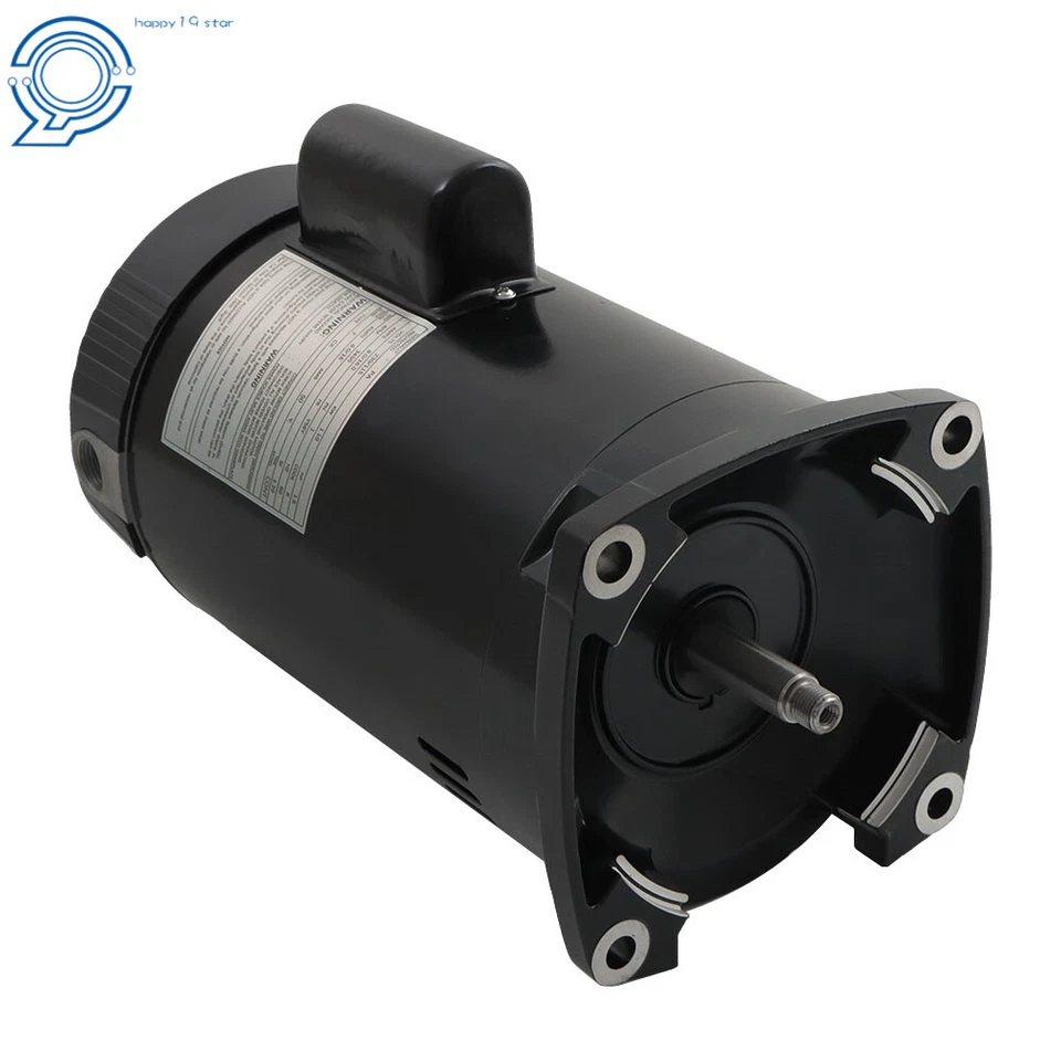 HAPPY19STAR Pool Pump Motor 1.5 Hp Pool Pump Square Flange Swimming Pool Pump B2854V1 B2854