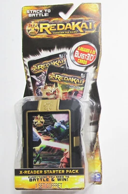 Redakai X-Reader & Starter Pack FIRST Series w/22 Blast3D Cards NEW Spinmaster - Image 1 of 2