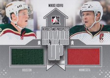 2011-12 ITG Heroes/Prospect Moving All the Way Up Dual Jsy Silver #MAU03 M Koivu
