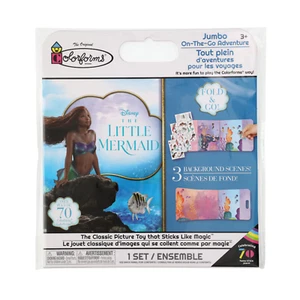 Disney La Sirenita Colorforms - Más de 75 pegatinas y 3 escenas de fondo - Imagen 1 de 3