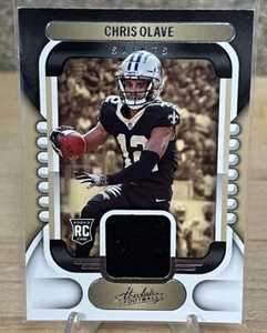 2022 Panini Absolute #ARM-9 Chris Olave Absolute Rookie Materials Saints RC - Bild 1 von 2