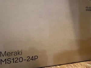 Cisco Meraki MS120-24P Access Switch MS120-24P-HW Unclaimed (NEW) - Picture 1 of 1