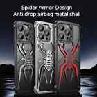 Etui na iPhone 15 Pro Max 14 13 Aluminiowy stojak Bezramkowy pająk Armor Etui na telefon