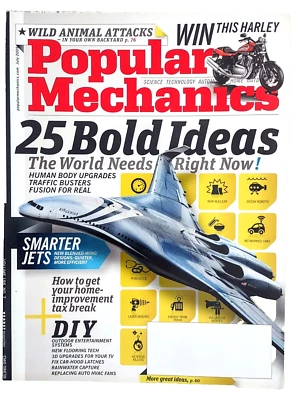2009 Popular Mechanics Magazine July, 25 Bold Ideas We Need Human Body Upgrades - Image 1 of 2