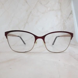 Oscar De La Renta Eyeglasses Frame OSL473 611 Women's Burgundy Gold 54-16-140 - Picture 1 of 8