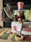 STEINBACH Nutcracker "Uncle Sam" with Xylophone LARGE 18" S1667 & Box, Pristine!