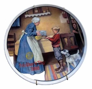 1986 Norman Rockwell Collector Plates Mother's Day Limited Edition - Picture 1 of 14