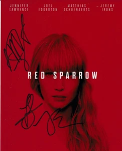 MATTHIAS SCHOENAERTS & 2 CAST AUTOGRAPH SIGNED 10X8" PHOTO (RED SPARROW) COA 55 - Picture 1 of 1