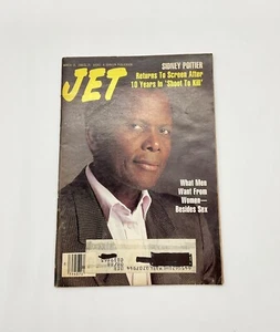 1988 14. März JET Magazin, Sidney Poitier in 'Shoot To Kill' - Bild 1 von 3