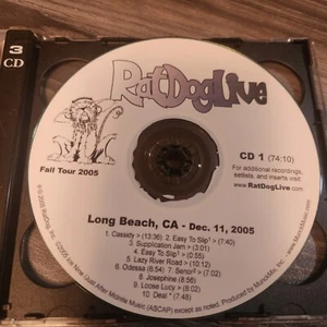 RatDog Live Fall Tour 2005 3 CD Set Long Beach, CA Bob Weir - Picture 1 of 3