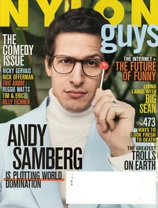 NYLON GUYS Magazine May 2015 Andy Samberg Ricky Gervais Big Sean Comedy Issue - Picture 1 of 4