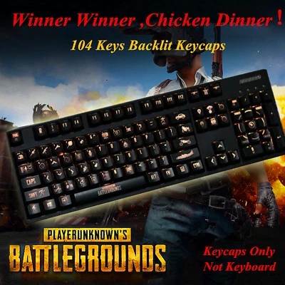 104 PUBG Backlit Keycap Playerunknown's Battlegrounds for MX Mechanical Keyboard - Image 1 of 4