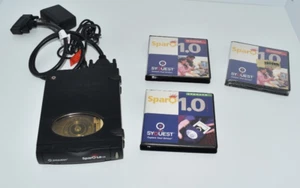 Vintage SyQuest SparQ 1.0 GB External Hard Drive Removable Cartridge - Afbeelding 1 van 7