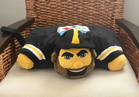 Brand New Pillow Pets 18” PITTSBURGH STEELERS Mascot Stuffed Plush Pillow Cover