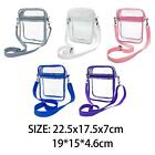 Clear Crossbody Bag Women Clear Purse Bag for Sports Travel Events Festivals