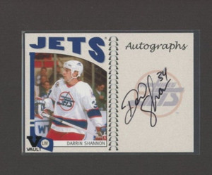 2004-05 ITG Franchises Canadian Autographs #DSH Darrin Shannon          *21790
