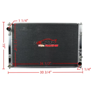 All Aluminum Radiator For 2016-2021 Honda Civic FC1 1.5T/FK8 2.0L MT 2017 2018 - Picture 1 of 6