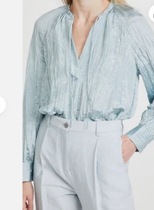 Blusa VINCE Poet Popover - Azul Claro - Grande - Imagen 1 de 6