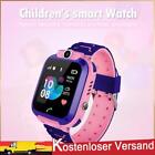 Q12 Kinder Smartwatch Herzfrequenzmesser LBS Locator Armbanduhr Telefon (Rosa)