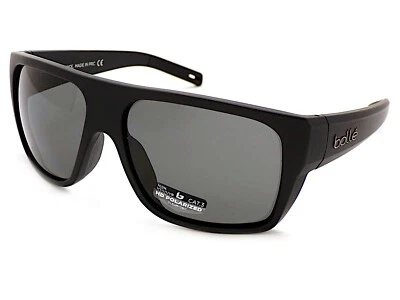 Bolle Falco Polarized Sunglasses Matte Black with TNS Grey CAT.3 Lenses 12638 - Image 1 of 4