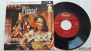 CARMEN DRAGON & HOLLYWOOD ORCHESTRA - Fiesta! 1956 CLASSICAL FOLK Ep 7" - Picture 1 of 4