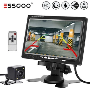 ESSGOO Auto IP67 telecamera di retromarcia impermeabile assistenza parcheggio con monitor LCD 7 pollici - Foto 1 di 12