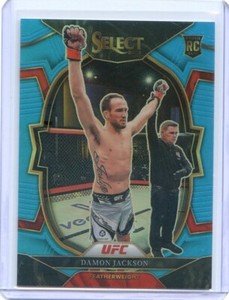 2023 Panini Select UFC DAMON JACKSON RC ROOKIE #32 LIGHT BLUE PRIZM /249