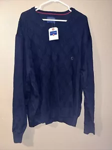 SADDLEBRED Men's NWT Crewneck Sweater Midnight Size XXL - Picture 1 of 4