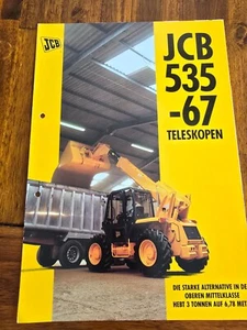 JCB 535-67 Teleskopen 06.1995 Forsttraktoren Schlepper Traktor Prospekt 53 - Bild 1 von 2
