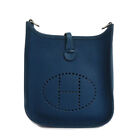 Hermes Evelyn Tpm 16 Deep Blue Taurillon Clemence Metal Fittings Shoulder Bag Z