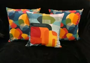 SEVENTIES PATTERN - Light Weight Furnishing Cotton Fabric - Cushions, Curtains, - Picture 1 of 9