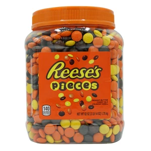 Reese's Pieces Erdnussbutter Süßigkeiten, 62 Unzen Glas - Bild 1 von 2