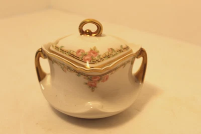 Antique Elite Works Limoges France Sugar Bowl - Image 1 of 4