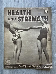 HEALTH AND STRENGTH Sports Magazine FITNESS WOMEN COVER DEC 11 1937 VOL 61 NO 24 - Picture 1 of 20