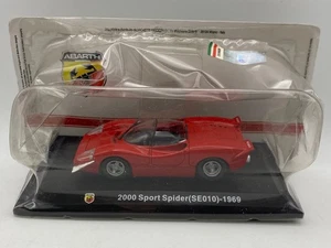 ABARTH 2000 Sport Spider SE010 1969 red 1:43 diecast model car scale - Picture 1 of 1