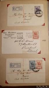 1935 Australian King George v Silver Jubilee Set of 3 First Day Covers - Picture 1 of 7