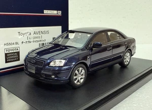 1:43 HI STORY HS504BL TOYOTA AVENSIS Li 2003 BLUE resin scale model car - Picture 1 of 14