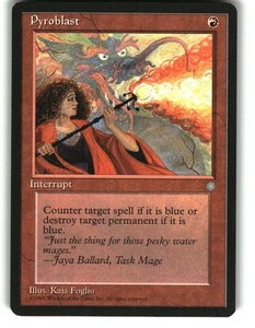 Magic the Gathering - Ice Age Pyroblast 1995 213 Common - Picture 1 of 2
