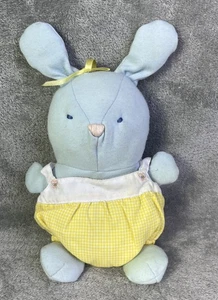 Hallmark Heartline Cloth Bunny Rabbit Rare Plush Stuffed Animal 1988 Baby Outfit - Picture 1 of 12