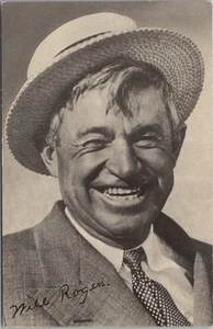 Postal vintage de Will Rogers de los años 50 "Ciudadano del mundo e hijo favorito de Oklahoma" - Imagen 1 de 2