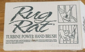 Rug Rat Central Vac Air Driven Power Hand Brush - Black - Picture 1 of 3