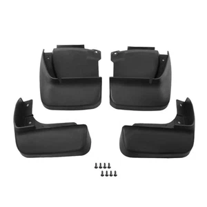 4pcs Black Mudflaps Bibs Equipment for Sedan 03-07 - Picture 1 of 6