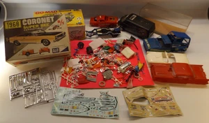 1/24 1/25 Lot Model Car Kits Bodies Engines Parts Decals Wheels Extras Boxes - Picture 1 of 23